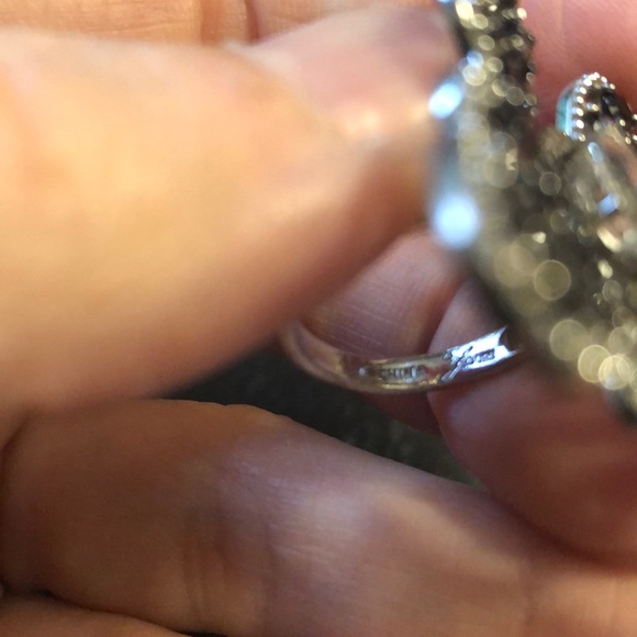 Yours by Loren S.S. gemstone butterfly ring - Picture 7 of 8